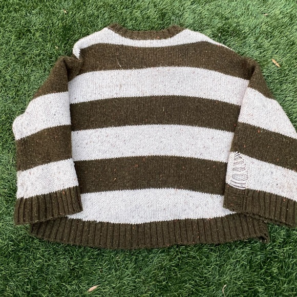 BP Distressed Striped Sweater - Picture 5 of 5